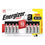 ENERGIZER PILA MAX STILO x4+4