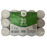 CANDELE.TEALIGHT BIANCHE PZ 30