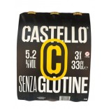BIRRA CASTELLO S/GLU.CL 33 X 3