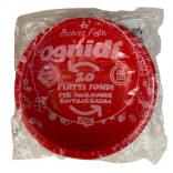 PIATTO RIUTIL.FONDO ROSSO PZ20